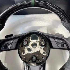 Volante de cuero personalizado para Audi A4 A3 A5 A6 B6 RS7 SQ8 RS6 C8 RS3 SQ5 Q3 R8 Q7 Q8 A8 <span class=keywords><strong>A1</strong></span> RS5 A7 - Product Image 3