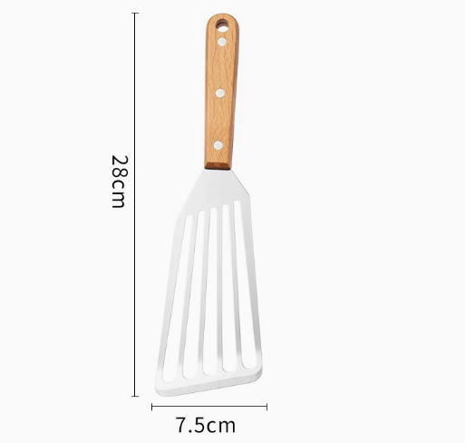 Argent, petit, manche en bois