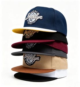 Casquette Snapback brodée Brooklyn Barber Shop, casquette de baseball vintage à visière plate, streetwear hip hop, casquette de barbier - Product Image 6