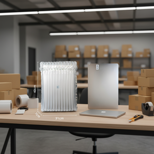 Material de amortiguación protectora Cámara de aire personalizada Columna de burbujas Bolsas inflables para computadoras portátiles de escritorio Mailer - Product Image 2