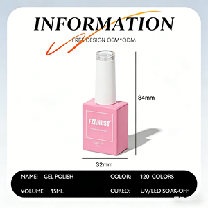 <span class=keywords><strong>FZN</strong></span> 120 Farben Mehrfarbiges Nagellack-Gel-Set Einfarbige UV-Gele Neuer Topseller Modische Nagelkunst Ungiftig Salon Großhandel - Product Image 5