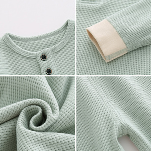Rompers de Algodón Tejido para Bebés Recién Nacidos, Niños y Niñas, con Gorros, para Otoño y Primavera - Product Image 5