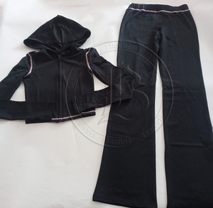 Tuta Sportiva Primaverile da Donna 2026 con Logo Personalizzato, <span class=keywords><strong>Giacca</strong></span> con Zip <span class=keywords><strong>e</strong></span> Colletto Alto <span class=keywords><strong>e</strong></span> Pantaloni, Stile Casual con Decorazioni a <span class=keywords><strong>Motivi</strong></span>, Set 2 Pezzi - Product Image 6