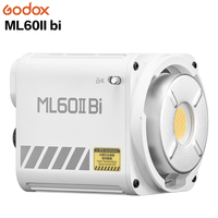 Godox ML60II Bi 70W Bi-Color 2800-6500K Ultra-Compact Handheld Outdoor LED Video Light Photography Lighting LED Mono light