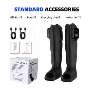 Alat kompresi udara berurutan profesional, pemijat udara kaki 4 ruang untuk relaksasi sirkulasi pijat kaki kaki - Product Image 6