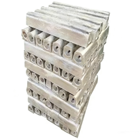 Produit de qualité, prix compétitif, anode en alliage de zinc moulé, prévention de la rouille, barre sacrificielle en magnésium et aluminium, forme de barre de cuivre