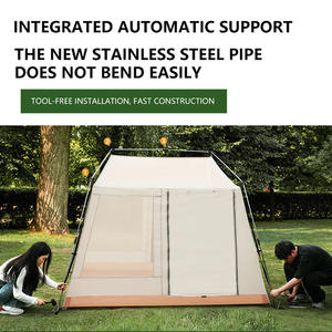 Cuatro personas gran Sear impermeable de doble capa para Amigos de la familia tienda de campaña - Product Image 4