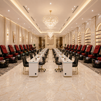 Fauteuil de Pédicure Spa pour les Pieds Kangmei Nouveau Luxe Moderne, Meuble de Salon de Beauté, Électrique sans Tuyau, à Jets Hydro-massants, avec Massage Toucher Humain