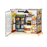Nouveau produit : Maison miniature à construire soi-même, puzzle 3D, ensemble de maison de poupée avec éclairage LED, modèle miniature de maison, scènes de la vie quotidienne en miniature