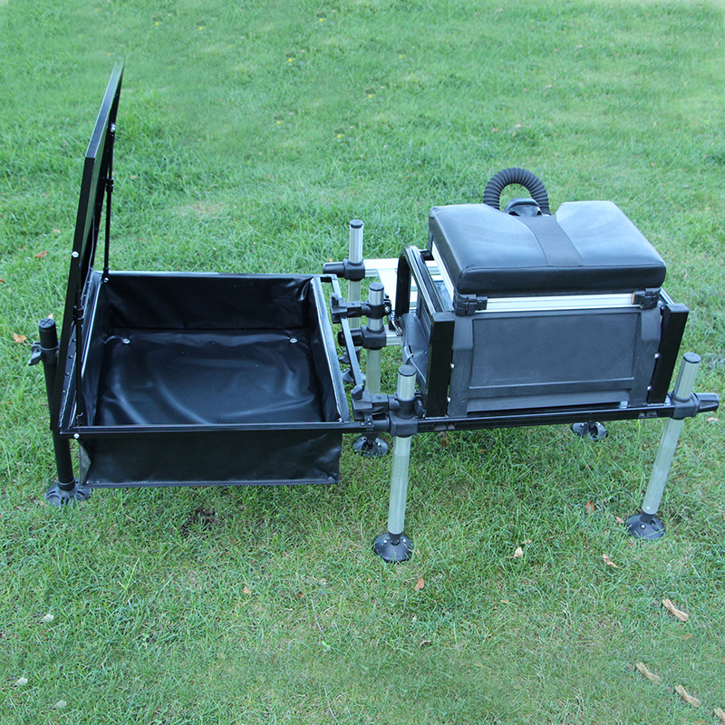 cheap fishing seat boxes sale Selco Made in China Feeder Match Pole Fishing Seat Box