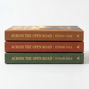 Impresión de <span class=keywords><strong>Libros</strong></span> Personalizados con Tapa Dura y Encuadernación Cosida, Novela de Ethan <span class=keywords><strong>Cole</strong></span>,  'Across the Open Road', Encuadernación Cosida con Hilo, Laminado Mate, Libro de Viaje - Product Image 3