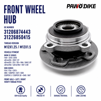 Remplacement du roulement de moyeu de roue OE 31206874443 et 31226850415 pour BMW 2014 2018 X1 F48 Mini F54 F56 Roue avant Pièces automobiles