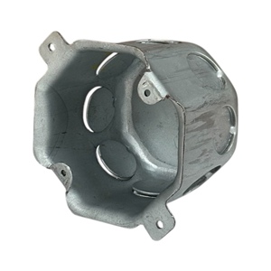 7,5 cm de profundidad 1,6mm de espesor 3/4 pulgadas Knockouts Caja eléctrica de metal galvanizado octogonal - Product Image 4