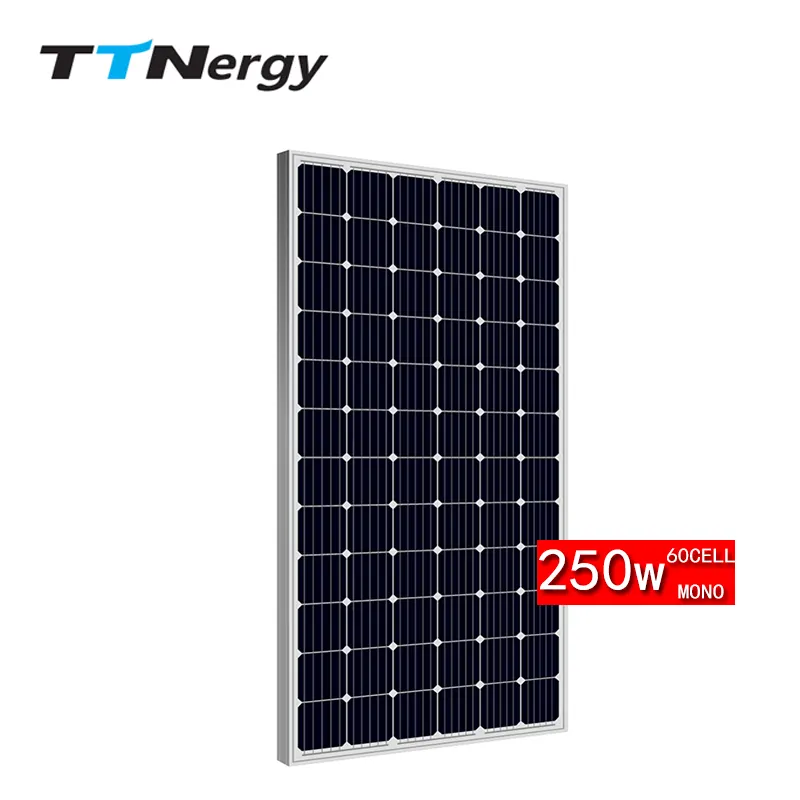 Panneau solaire photovoltaïque 250w, 255w, 260w, 270w, haute efficacité en stock, panneau solaire 460w