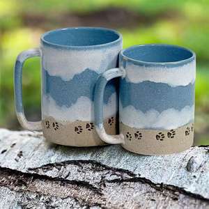 M 15/11oz Tazza da Tè Stampata 3D in Ceramica Shore Tazza da <span class=keywords><strong>caffè</strong></span> Tazza di Gusto Artistico Acqua potabile strumento per il Latte Bere Caldo Tè <span class=keywords><strong>Caffè</strong></span> - Product Image 2