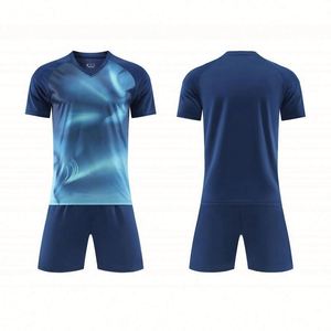 Envío Directo, Conjunto de Uniforme Unisex de Talla Grande, Venta al por Mayor, Jersey de Fútbol de Manga Corta Transpirable de Secado Rápido de Alta Calidad - Product Image 3