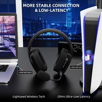 Audífonos Inalámbricos para Gaming ATTACK SHARK L80PRO de Tres Modos Ligeros con Micrófonos Dobles
