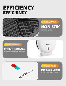 Ménage petit moule à gâteau électrique machine à gaufres machine à oeufs rouleaux de <span class=keywords><strong>poulet</strong></span> gâteau <span class=keywords><strong>sandwich</strong></span> machine à petit déjeuner - Product Image 6