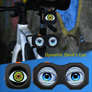 Luz de <span class=keywords><strong>Bicicleta</strong></span> Ojo de Diablo, Lámpara de Motocicleta Ojo de Demonio Controlada por Aplicación, Luz Inteligente <span class=keywords><strong>Bluetooth</strong></span> Personalizable para Motocicleta - Product Image 4