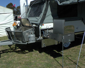 Suelo duro <span class=keywords><strong>combi</strong></span> mini campamento let <span class=keywords><strong>remolque</strong></span> con tienda - Product Image 4