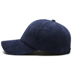 Cappellino da Baseball in Pana Morbida Calda Stile Retrò Unisex Leggero Lunga Durata Visiera Curva Senza Struttura Traspirante OEM ODM Ingrosso - Product Image 2