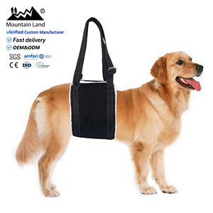 Arnés <span class=keywords><strong>de</strong></span> Soporte para Perros Grandes, para Patas Traseras, Resistente, para Levantar Perros, para Viajes, Cinturón Negro, Nailon 600D, para Perros y Gatos - Product Image 1