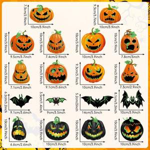 Decoraciones Populares para Fiestas de Halloween: Calabaza Brillante, Murciélago, Imán para Refrigerador, Calcomanía para Coche, Decoración para Buzón, para Comercio Transfronterizo - Product Image 5
