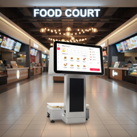 Vente en gros de kiosque de commande pour restaurant 15,6'' Win 11 I3/I5/I7, système POS tout-en-un, système de paiement automatique, caisse enregistreuse POS