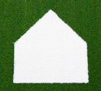 Rutschfeste EVA-Baseball-Schlagmatte 3,8x10FT – Trainingsmatte für Baseball und Softball im Schlagkäfig oder in der Garage