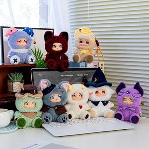 Fait à la main à la mode Animal <span class=keywords><strong>loup</strong></span> tuer série ours jouet créatif mignon vinyle en peluche pendentif poupée PP coton lavé pour anniversaire - Product Image 2