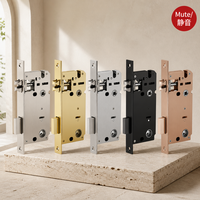 Corps de serrure de porte intérieure universel 5085 silencieux en acier inoxydable