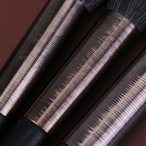 14Pcs Black Synthetic Hair Makeup Brush Set Fan Brush Face Eye Concealer Brushes Custom Logo Private Label - Product Image 6