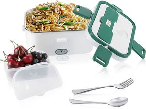 Top Selling 1.5L Stainless Steel Portable Electric Food Container <b>Lunch</b> Box with Carry Bag Promotional Gift <b>Set</b> - Product Image 5