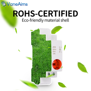 Lâmpada Indicadora de Sinal LED de Alta Luminosidade para Montagem em Trilho DIN 12V24V230V Vermelha Verde ROHS CE ODM - Product Image 6