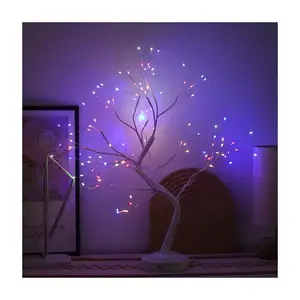 108 LED künstliches Baum licht Kupferdraht schnur Fairy Spirit Nachtlicht batterie/USB für Schlafzimmer Desktop Weihnachten betrieben