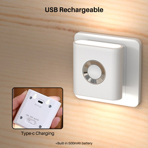 Có Thể Sạc Lại Thanh Trên Tủ Quần Áo Ánh Sáng Cho Ánh Sáng Ban Đêm Trong Nhà Trắng Ánh Sáng Ban Đêm Với Hoàng Hôn Để Bình Minh Cảm Biến Không Dây <span class=keywords><strong>LED</strong></span> Tủ Ánh Sáng - Product Image 5