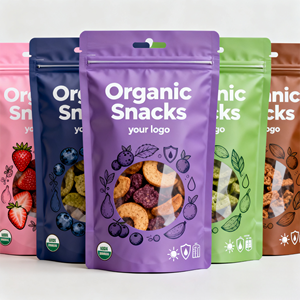 Sacs à fermeture éclair personnalisés <span class=keywords><strong>de</strong></span> qualité alimentaire pour céréales, sachets en plastique personnalisés pour <span class=keywords><strong>millet</strong></span> et riz - Product Image 2