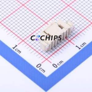 HC-1.25-6PLT Wire-to-Board Pin Header SMD,P=1.25mm Connector 1x6P 1.25mm Vertical Mount PicoBlade (MX 1.25) - Product Image 2