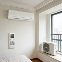 Climatiseur mural intelligent split mini à technologie Inverter 220V-50Hz R410A 700W pour camping-car, voiture et hôtel