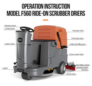 آلة تنظيف الأرضيات الكهربائية GAOGE F560 بقوة 24 فولت ذاتية الدفع للتنظيف التجاري والصناعي بقوة 1600 واط - Product Image 5