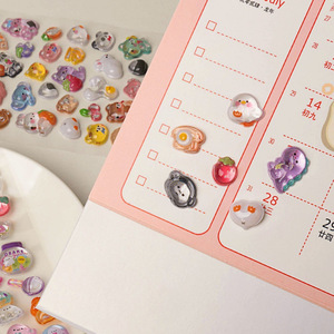 Bán Buôn Trang Trí Dán Điện Thoại Trở Lại Bìa Sticker Sản Phẩm Biểu Tượng Nhựa Epoxy Mái Vòm Sticker Tấm - Product Image 3