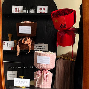 Waterdicht Kersenpapier Bloem Boeket Verpakking Katoen Papier Bloemen Verpakkingsmateriaal Creatief Hol Papier - Product Image 5