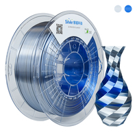 Magic PLA double couleur soie PLA filament 3D consommables incroyable changement de couleur impression 3D tiges en plastique 1.75mm