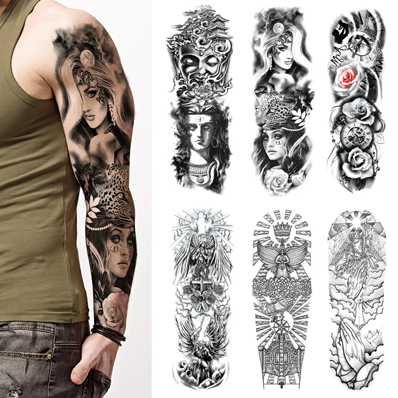 Wasserdichte Männer Aufkleber Tattoo Eagle Bulk Gold Hand Körper Custom Made Face Design Temporäre Tattoo Aufkleber