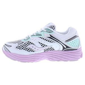 Chaussures de marche pour filles Saucony Omni 9 GS, couleur blanc lilas - Product Image 3