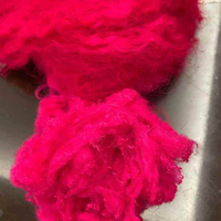 Mélange de fibres discontinues de nylon et de polyester à deux composants pour le filage de fil pour teint 1.5dx38mm