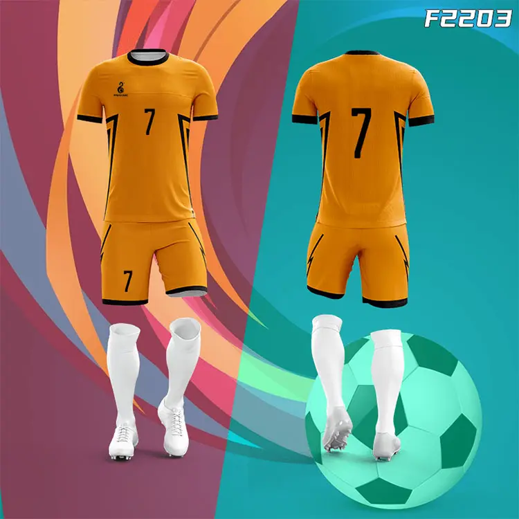 New Style Sports Jerseys Men Soccer Training Sports Shirt And Shorts Jersey Cheap Soccer Team maglie Uniform Set