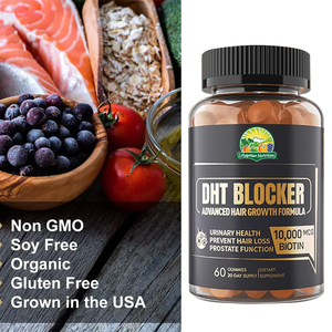 Натуральные средства от выпадения волос для женщин и мужчин: жевательные конфеты-блокаторы DHT для стимуляции роста волос - Product Image 3