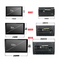 Pioneer 2DIN 7 pouces Android MP4 autoradio tableau de bord tableau de bord GPS intégré pour Bluetooth WiFi écran TFT lecteur CD capacitif