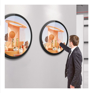 High Brightness 15.7 Inch Wall Mounted Custom Round LCD Advertising Media Display Circular LCD <b>Screen</b> <b>Touch</b> <b>Screen</b> - Product Image 3